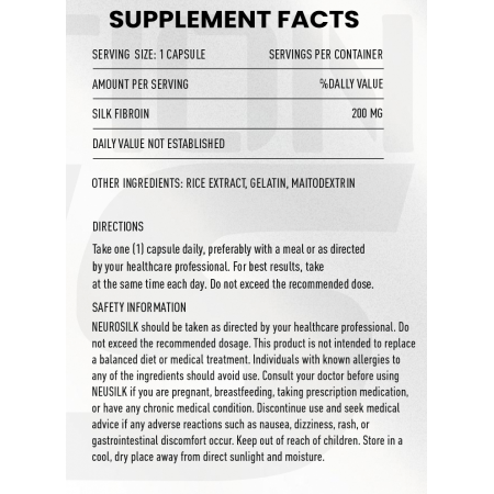 Zeus Nutrition NeuroSilk 200 mg 60 Kapsül